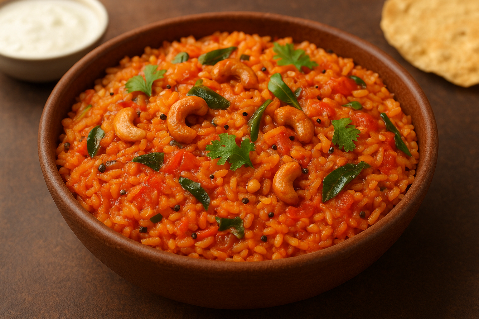 🍅 Savory Tomato Bath – A South Indian Cozy Delight