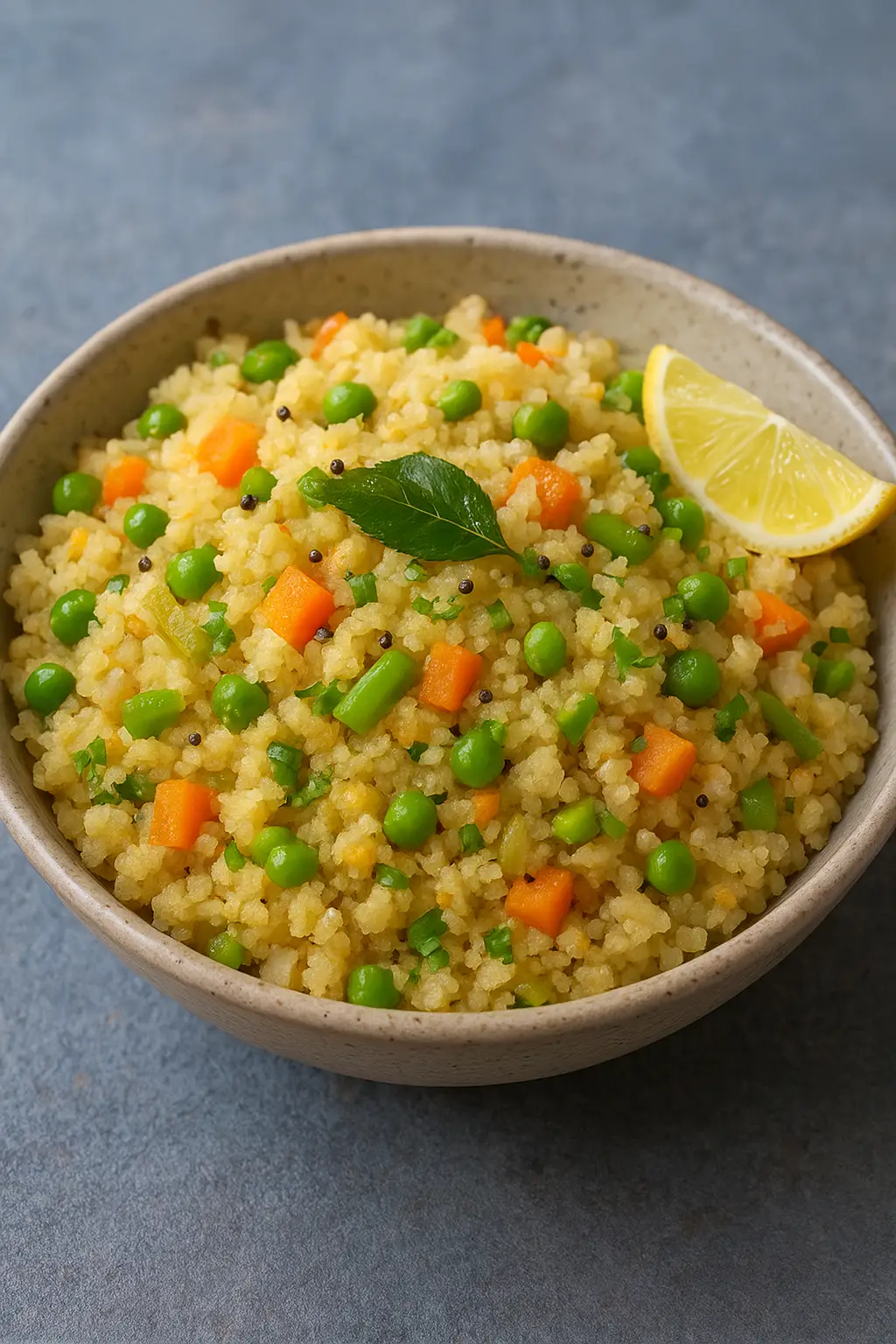🌿 Spiced Vegetable Upma – A Bowl of Comfort
