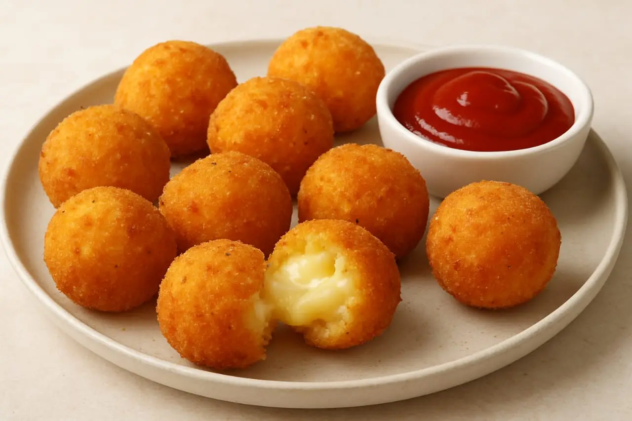 🧀 Crunchy Potato Cheese Bites