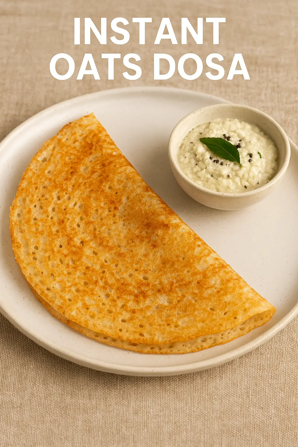 🌾✨ Savory Oats Instant Dosa Delight ✨🌾