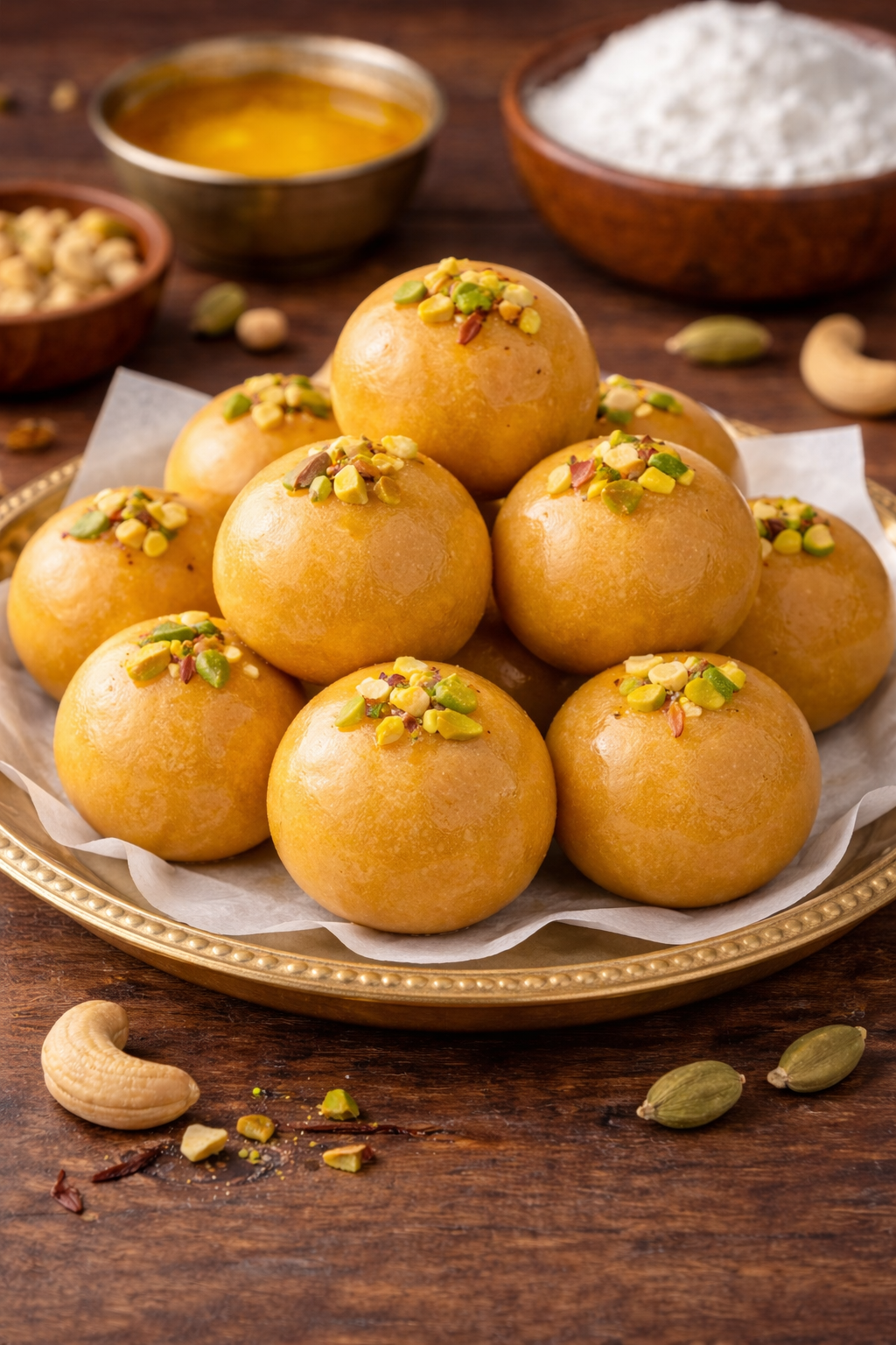 ಬಾಯಲ್ಲಿ ಕರಗುವ ಬೆಸನ್ ಲಡ್ಡು | Melt-in-the-Mouth Besan Laddu