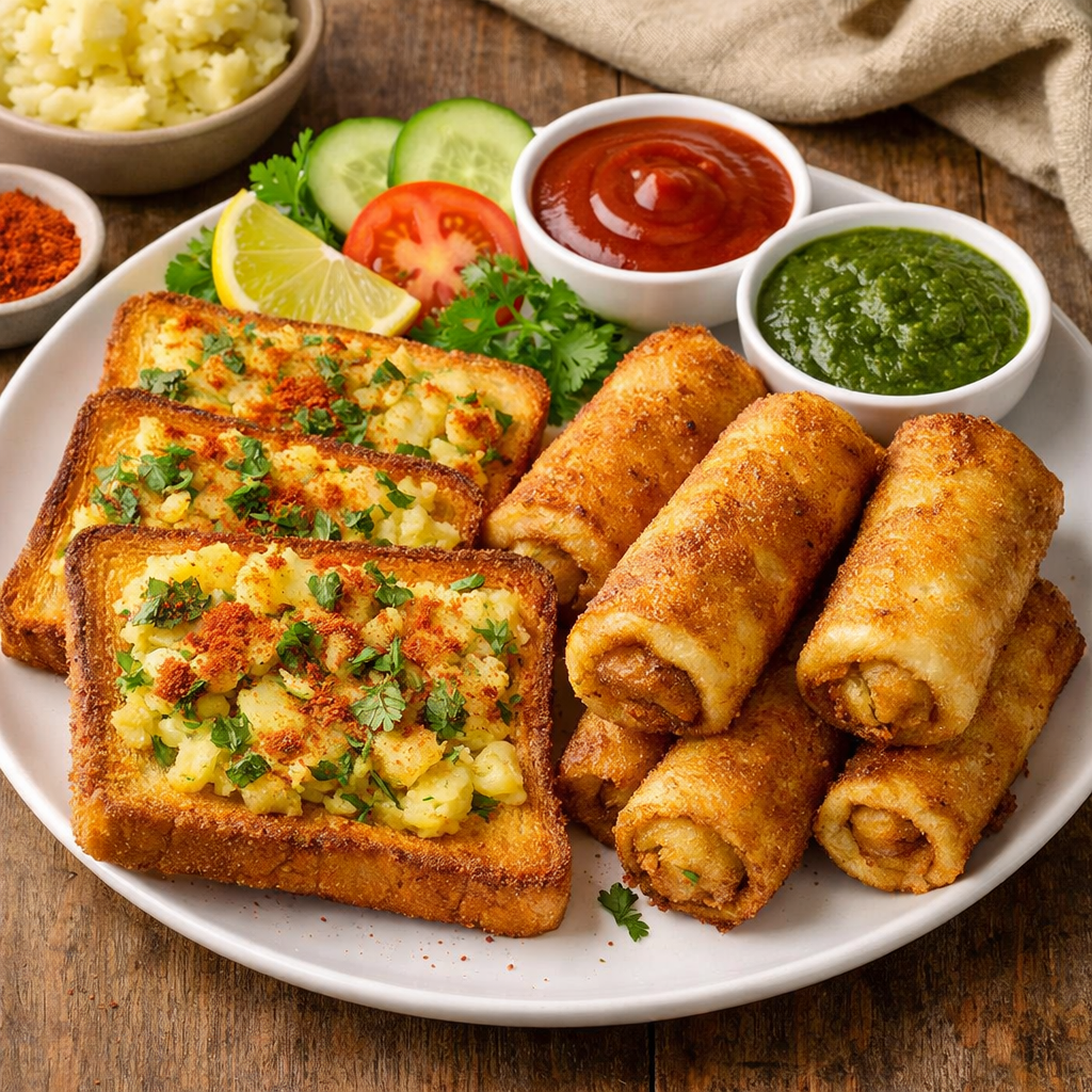 🍞 Golden Crunch Bread Toast / Bread Roll