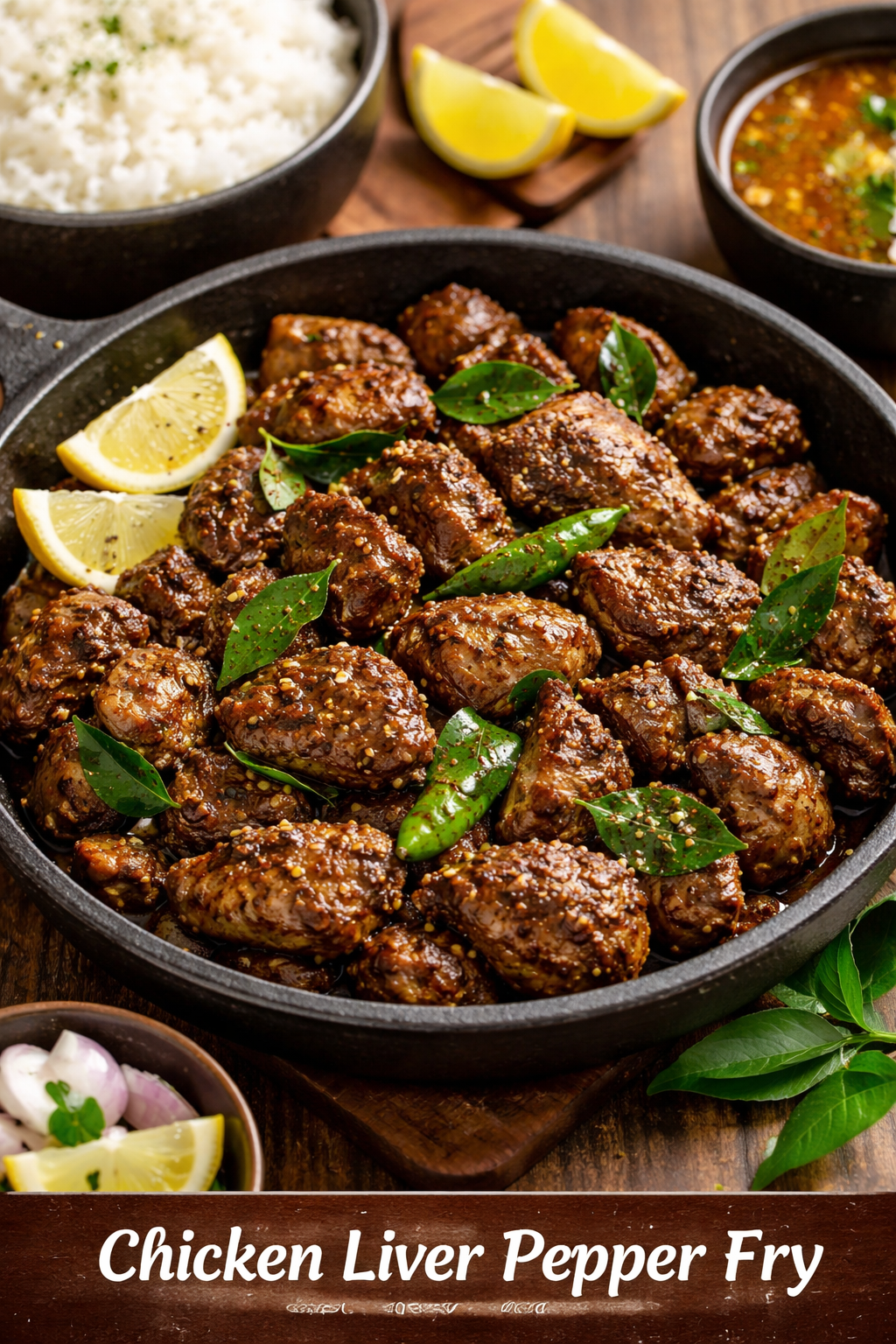 🍗 Fiery Chicken Liver Pepper Fry | ಖಾರದ ಚಿಕನ್ ಲಿವರ್ ಪೆಪ್ಪರ್ ಫ್ರೈ